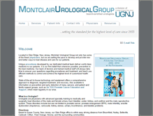 Tablet Screenshot of montclairurology.com